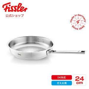 �y�����z �t�B�X���[ �t���C�p�� 24cm �I���W�i�� �v���t�B �R���N�V���� IH�E�K�X�ΑΉ� �I�[�u���Ή� Fissler ���[�J�[���� �h�C�c�� �ϋv�� ���i�� �X�e�����X 15�N�ۏ� 084-378-24-100
