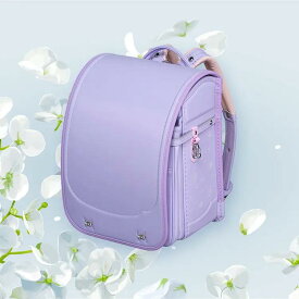 【早割10％オフ】フィットちゃん ランドセル シュシュ・フローラ軽量 安ピカッ 楽ッション 女の子 2027年 日本製 国産 A4 フラットファイル対応 シンプル 人気 おすすめ サックス 特典付き 6年保証 保証付き 入学祝い