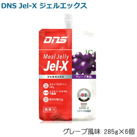 DNS ディーエヌエス Jel-X ジェルエックス グレープ風味 285g×6個 4573559881094 DNS88108-N