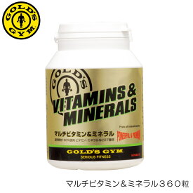 GOLD'S GYM ゴールドジム マルチビタミン＆ミネラル360粒 F2520 82232