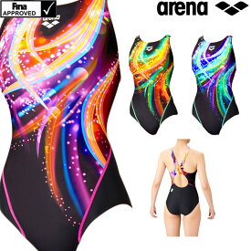 アリーナ ARENA 競泳水着 レディース fina承認 セイフリーバック(着やストラップ) UROKO SKIN 2022年春夏モデル ARN-2069W