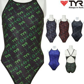 ティア TYR トレーニング水着 レディース ハイカット フレックスバック 練習用水着 水泳 FVICT522