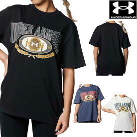 アンダーアーマー UNDER ARMOUR UAヘビーウエイト ショートスリーブTシャツ カレッジロゴ レディース 女性 トレーニング スポーツアパレル U1378312