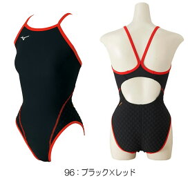 【N2MA7776】MIZUNO(ミズノ) 競泳水着 レディース 練習用 EXER SUITS WD U-Fit ミディアムカット[女性用/長持ち/練習用/トレーニング/選手/負荷トレ]
