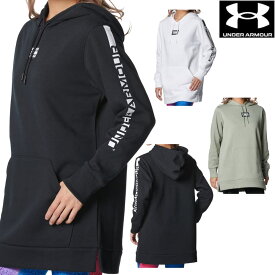 アンダーアーマー UNDER ARMOUR UAライバルフリース オーバーサイズド プルオーバー フーディー レディース 女性 スポーツアパレル トレーニング U1381241