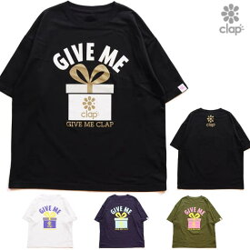 クラップ CLAP GIVE ME CLAP ビッグTシャツ 半袖 レディース スポーツアパレル トレーニング フィットネス 女性 CTS24005