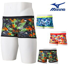 ミズノ MIZUNO 競泳水着 メンズ 練習用 エクサースーツ ショートスパッツ EXER SUITS U-Fit Ri Collection 池江璃花子 競泳練習水着 2024年春夏モデル N2MBB065