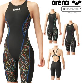 アリーナ ARENA 競泳水着 レディース WORLD AQUATICS承認 レーシングハーフスパッツ オープンバック オールインワン AQUA ADVANCED AQUA XTREME 2024年春夏モデル ARN-4043W