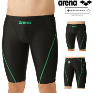 アリーナ ARENA 競泳水着 メンズ WA承認モデル レーシングスパッツ ハーフレッグ AQUA RACING ECO AQUA S…