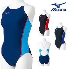 ミズノ MIZUNO 競泳水着 練習用水着 レディース エクサースーツ ミディアムカット EXER SUITS U-Fit 競泳練習水着 N2MAB260