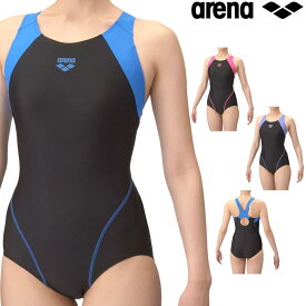 アリーナ ARENA フィットネス水着 レディース フィットネスワンピース オープンバック ひっかけパッド パッド付き AQUA EXA ダブルエステルWR AS5SWF01L
