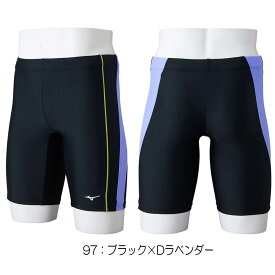 ミズノ MIZUNO フィットネス水着 メンズ FMハーフスパッツ 立体カップ付き 2024年秋冬モデル N2JBB615