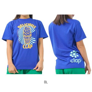 クラップ CLAP クラップアイスクリーム ティー レディース Tシャツ 半袖 スポーツアパレル トレーニング フィットネス 女性 CTS25070