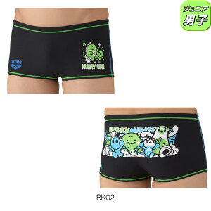 アリーナ ARENA 競泳水着 練習用水着 ジュニア男子 トレーニングスパッツ ショートレッグ タフスーツ アリーナ君 タフスキンE 競泳練習水着 2025年秋冬モデル AS5FWM01B