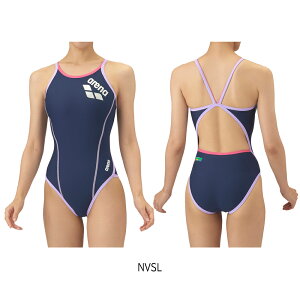 アリーナ ARENA 競泳水着 練習用水着 レディース トレーニングワンピース オープンバック タフスキンT2E 競泳練習水着 SAR-4100W