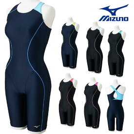 ミズノ MIZUNO フィットネス水着 レディース Stroke ONEオールインワン パッド付き 2026年春夏モデル N2JGD301