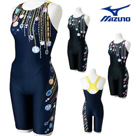 ミズノ MIZUNO フィットネス水着 レディース Stroke ONEオールインワン パッド付き 2026年春夏モデル N2JGD304