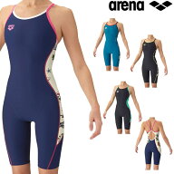 アリーナ ARENA 競泳水着 練習用水着 レディース トレーニングワンピーススパッツ オープンバック ハーフ…