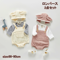 SHEIN ベビーオーバーオール 6-9M ピンク 1699407462dd9d416813e8bf692db4