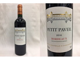 赤：[2016] プティ パヴェイユ （シャトー パヴェイユ ド リューズ）PETIT PAVEIL (CHATEAU PAVEIL DE LUZE)
