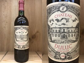 [1986]　シャトー　デュリュック（サンジュリアン）CHATEAU DULUC