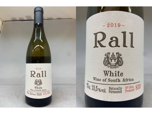 VINOUS94プラッターズ南アフリカワインガイド2021 五つ星 白:[2019] ラール・ホワイト 白/ラール・ワインズ (南アフリカ/スワートランド）Rall White /Rall Wines (Swartland/South Africa)
