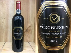 赤：[2012]　フィルハーレヘン　カベルネ・ソーヴィニヨン (南アフリカ/ステレンボッシュ）Vergelegen　Cabernet Sauvignon　 (Stellenbosch,South Africa)