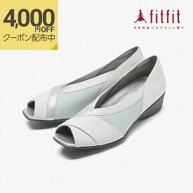 【最大4,000円OFFクーポン！5/7 11:59迄】外反母趾 靴 フィットフィット fitfit ストレッチバイアスラップII コンフォートシューズ レディース おしゃれ オープントゥ