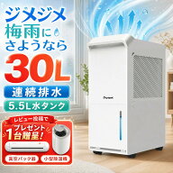 【楽天1位 クーポン配布中 真空パック機贈呈】除湿機 コンプレッサー式 大型 連続排水 30L/日 25L/日 衣…