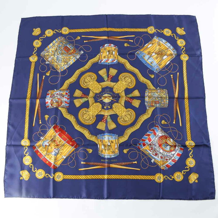 楽天市場】【ヴィンテージ・中古】エルメス HERMES カレ90 シルク 