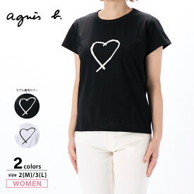 【5月25日−26日限定★クーポン配布中】アニエスベー agnes b. レディーストップス Short sleeves Brando "Sarajevo's heart" t-shirt 2653SAE0　　フィットハウス