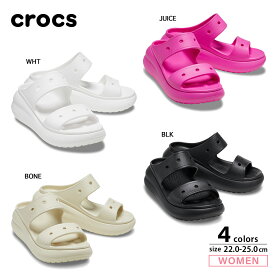 【5月25日−26日限定★クーポン配布中】クロックス CROCS レディース サンダル CLASSIC CRUSH SANDAL クラシック クラッシュ サンダル 207670　　フィットハウス