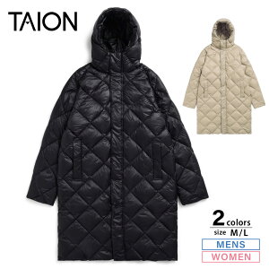 ^CI TAION AE^[ jZbNX CITY PACKABLE HOOD LONG DOWN JACKET TAION-106COCI@@tBbgnEX