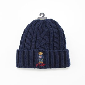 【スーパーセール期間限定★クーポン配布中】ポロラルフローレン POLO RALPH LAUREN 帽子 RECYCLED CABLE BEAR BEANIE PC1035　　フィットハウス