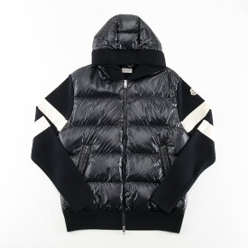 【スーパーセール期間限定★クーポン配布中】モンクレール MONCLER メンズアウター 袖 パネル ニット&身頃ダウン コンビ 9B000.17.M1131　　フィットハウス