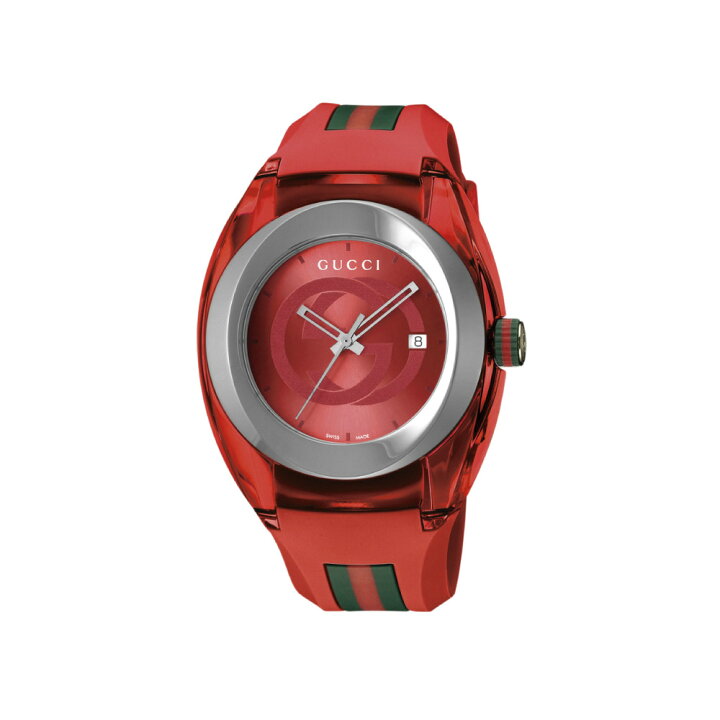 楽天市場】グッチ GUCCI 腕時計 SYNC ラバーベルトメンズウォッチ 