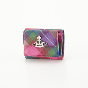 ���B���B�A���E�G�X�g�E�b�h Vivienne Westwood �܍��z SAFFIANO PRINTEDA �O�� ���K���t/CANDY TARTAN 5115002UW-S001O�@�@�t�B�b�g�n�E�X