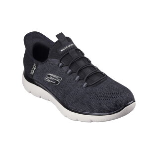 �y�労�ӍՊ��Ԓ����|�C���g10�{�z�X�P�b�`���[�Y SKECHERS �����Y�X�j�[�J�[ SUMMITS �T�~�b�c BLK 232469W �X���b�v�C���Y �E�H�[�L���O �ʋ� �ʊw ���Ȃ� �l�C �������� �N�b�V�����@�@�t�B�b