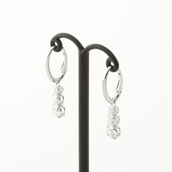 楽天市場】スワロフスキー SWAROVSKI フープピアス ATTRACT TRILOGY 