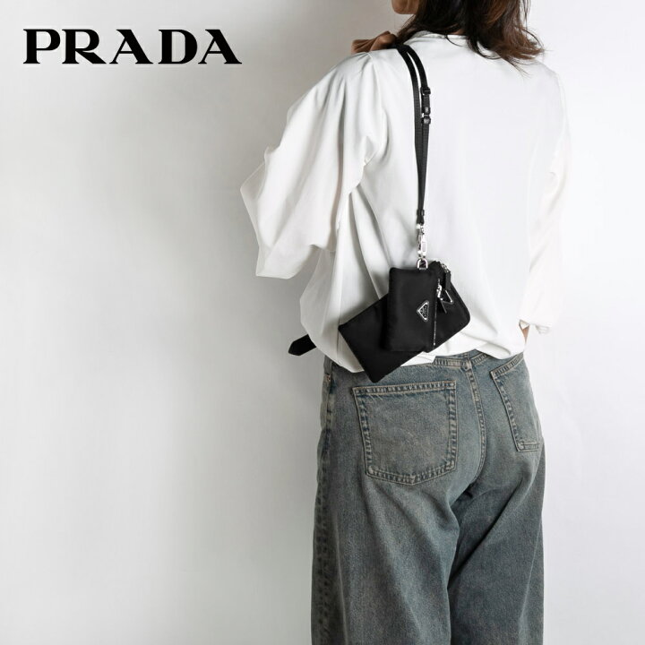 楽天市場】プラダ PRADA ReNylon ネックポーチ ショルダーバッグ 