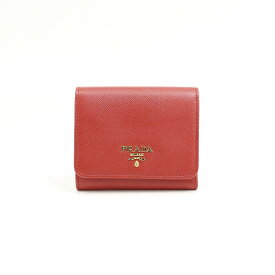 プラダ 折り財布　SAFFIANO　METAL　PRADA　1MH176　QWA　FUOCO　　フィットハウス