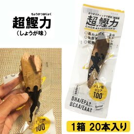 超鰹力 ちょうかつおりょく しょうが味（1箱 20本入り）[吉永鰹節店] プロテインフード 在宅 テレワーク