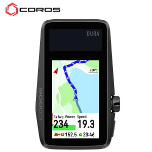 COROS (カロス)DURA Solar GPS Bike Computer バイク専用 サイクルコンピューター GPS サイコン ズイフト サイクルトレーナー ローラ台 インドアトレーニング 室内トレーニング サイクリスト ライダ
