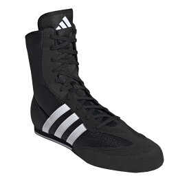 アディダス ボクシングシューズ adidas BOX HOG 2 ブラック（FX0561） [adidas martial arts] 筋トレ トレーニングシューズ