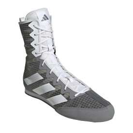 アディダス ボクシングシューズ adidas Box Hog 4 グレー（HP9611） [adidas martial arts] 筋トレ トレーニングシューズ