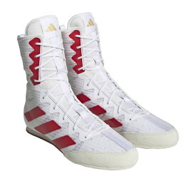 アディダス ボクシングシューズ adidas Box Hog 4 ホワイト（HP9613） [adidas martial arts] 筋トレ トレーニングシューズ