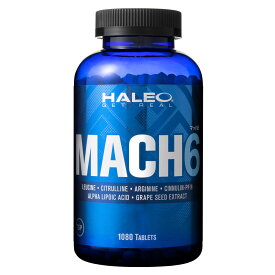 ハレオ マッハ6 MACH（1080タブレット）[HALEO] BCAA EAA アルギニン 筋肥大 バルクアップ ロイシン