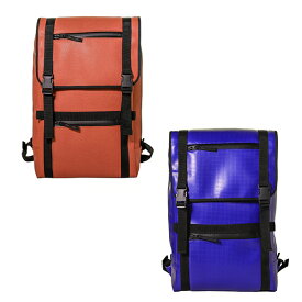 バックパック 【M031】 [FUKUARY フクナリー] MIKASA ボール素材 リュック バッグ 耐久性 スマート ファスナーポケット 止水ファスナー 通勤 通学 ビジネス サイクリング バスケットボール 日本製 ブラウン ブルー