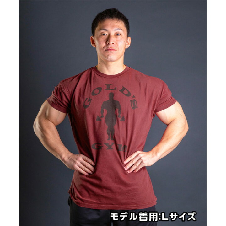 楽天市場 21 ピグメントダイtシャツ Pdt M L Xlサイズ Gold S Gym W ゴールドジムウェア 迷彩 ボディビル 筋トレ 返品 交換不可セール商品 Fitness Online フィットネス市場