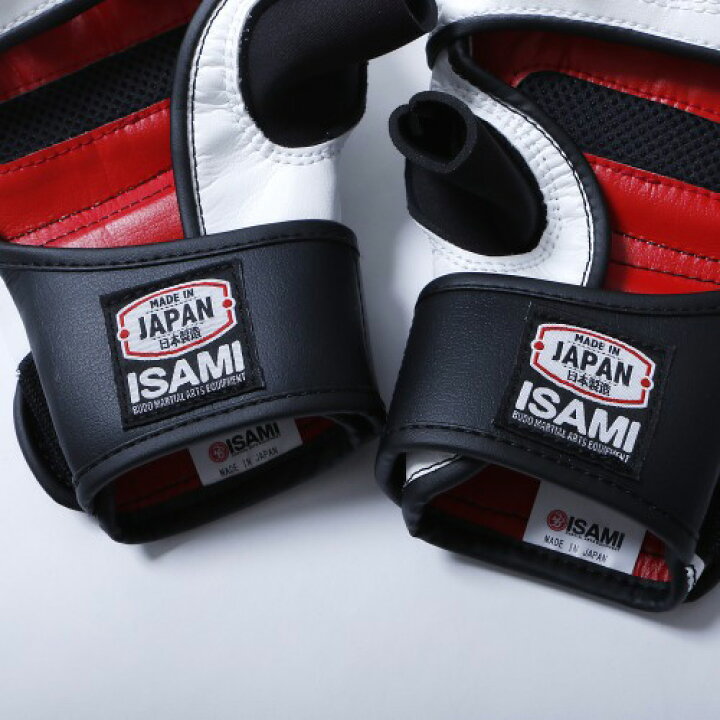 楽天市場】イサミ MMAウォッシャブルグローブ 日本製 [ISAMI] オープン 